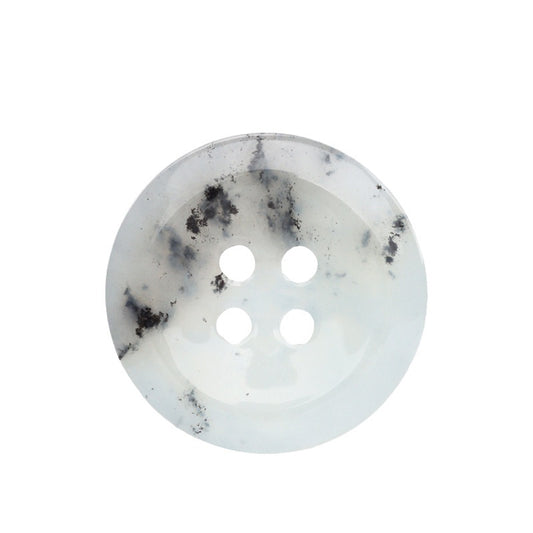 Natural Jade Four Hole Buttons for Fashion Cheongsam Tangzhuang 2pcs