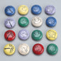 11mm Resin Colorful Cartoon Buttons Perfect for Children's DIY and Clothing 120 Pack