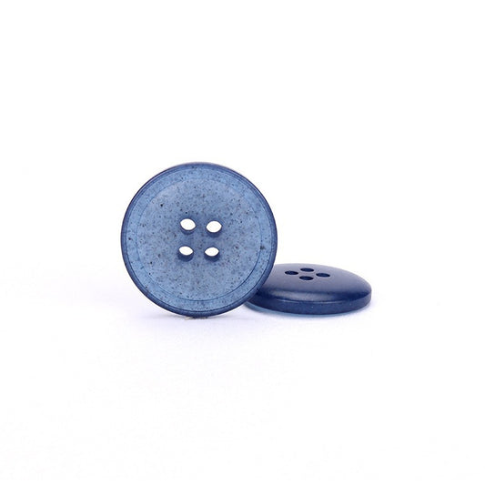 15-25mm Round Pearlescent Translucent Recycled Resin Buttons 30 Pack