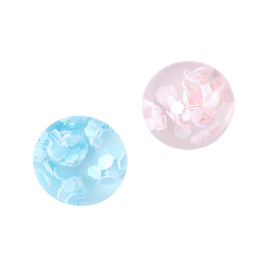 Boutons en résine noire turquoise rose de 10 mm à tige haute pour chemises, 20 pièces