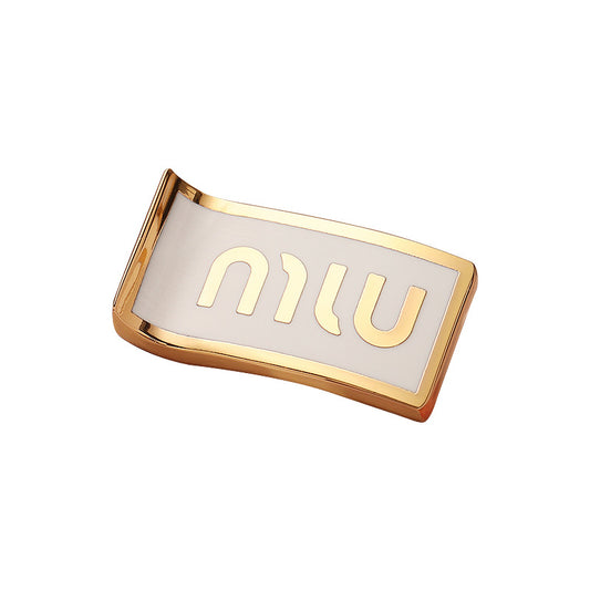 22-28mm MIU Rectangular Metal Sewing Decorative Button 2pcs