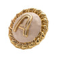 A Letter Gold and Silver Metal Shank Button 5kpl