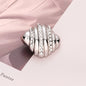 23mm Fashion Croissant Diamond-Inlaid Metal Button 5pcs