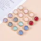 16L Starlight Colored Resin Metal Shirt Buttons 40 Pack (8 Colors)