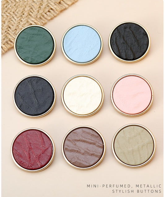 18-28mm Resin Metallic Button Women's Cashmere Coats 45 Pack