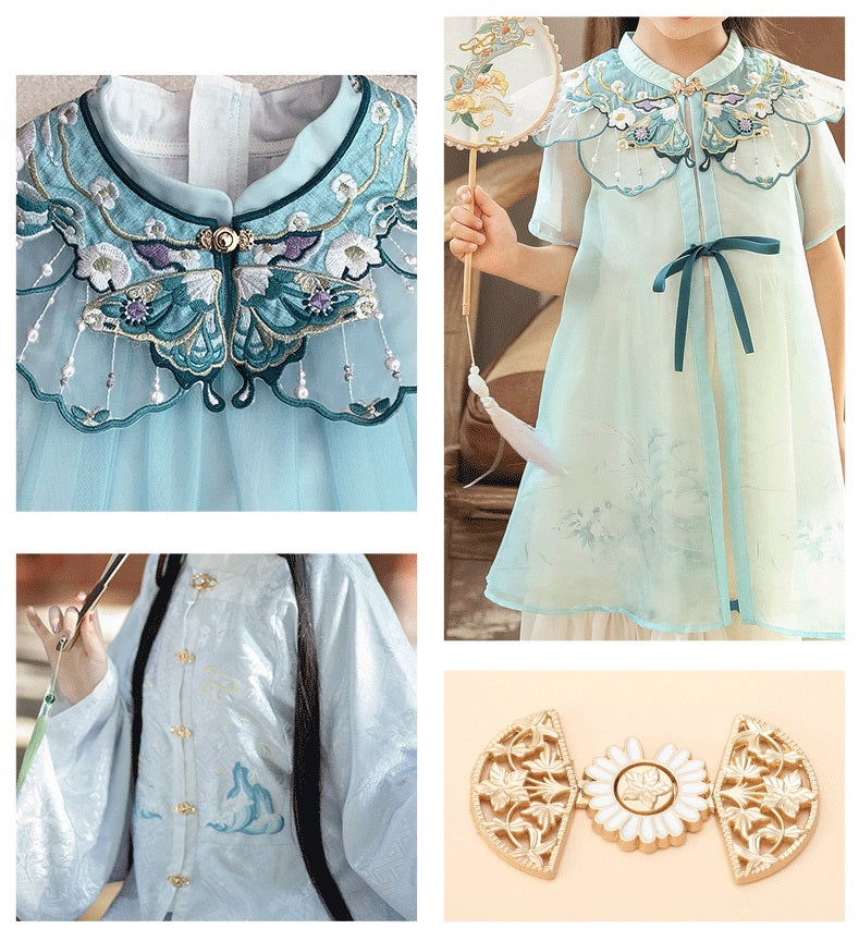 Kiinalainen tyyli Hanfu Cheongsam metallilukko napit 24 pakkausta