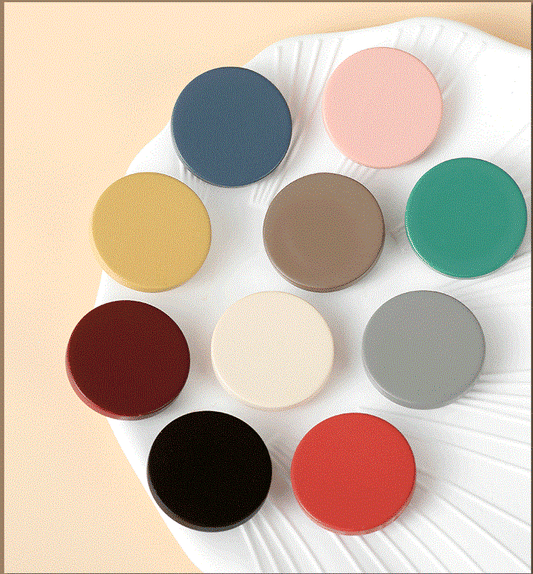 15-30mm Round Flat Resin Buttons with Shank 50 Pack( in 10 Colors )