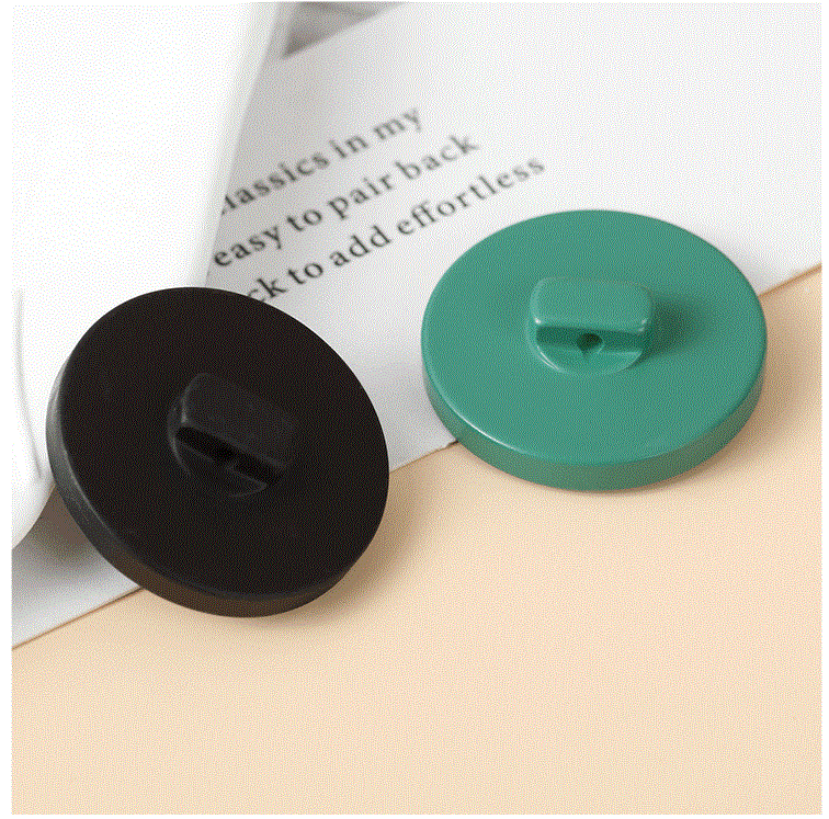 15-30mm Round Flat Resin Buttons with Shank 50 Pack( in 10 Colors )