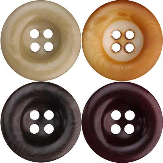 Thickened Tagut Nut Buttons for Winter Sweaters Coats 18 Pack