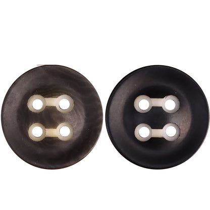 Dark Green Four-Hole Fruit Buttons For Men's Workwear 25 Pack