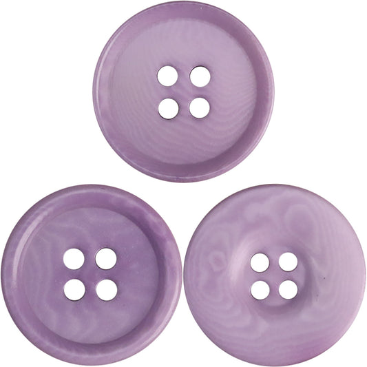 15mm/18mm/20mm Purppura Corozo Napit 18 Pakkaus