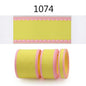 10/25/38mm Candy-Colored Ribbed Ribbon 3 Size Set