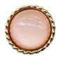 18/20MM Gold-Edged Pink Starry Sky Pearl Metal Buttons 12PCS