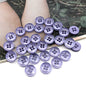 11.5mm Blue Round Four-Hole Shirt Buttons for Men and Women 100pcs