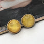 21mm Wave Stone Round Women’s Wool Coat Metal Shank Button 12pcs