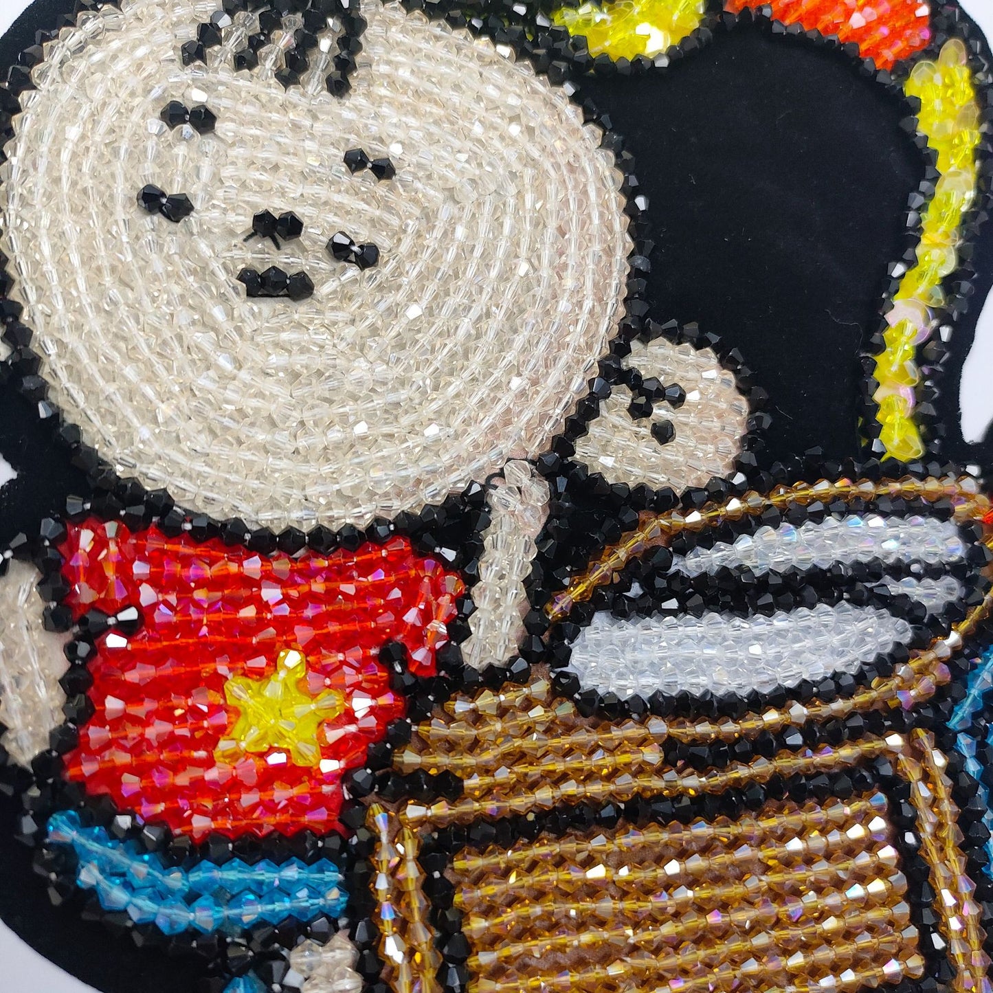 Stor Crayon Shinchan Applikasjon - Hånd-beadede paljetter rhinestone-patch