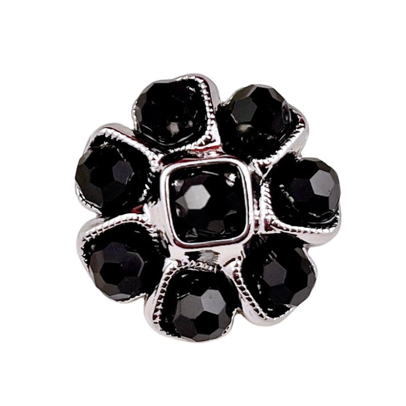 Beaded Flower Metal Buttons for Women’s Sweaters & Dresses 20pcs