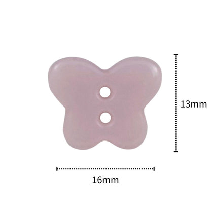 Butterfly Ceramic Buttons Perfect for Kids’ Shirts & Knitwear 20pcs