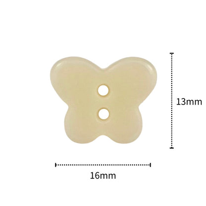 Butterfly Ceramic Buttons Perfect for Kids’ Shirts & Knitwear 20pcs