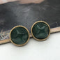 21mm Wave Stone Round Women’s Wool Coat Metal Shank Button 12pcs