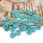 11.5mm Blue Round Four-Hole Shirt Buttons for Men and Women 100pcs