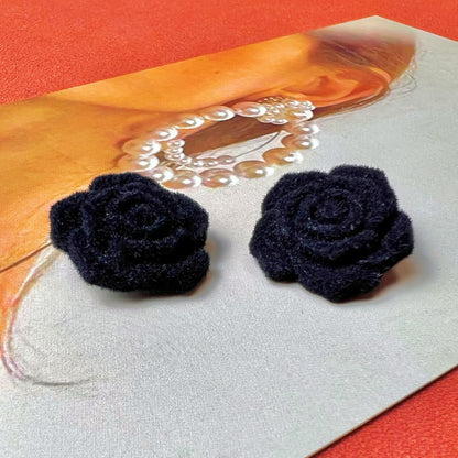 Boutons cachés en acrylique noir rose en peluche de 21 mm pour pulls, 20 pièces