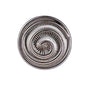 Boutons en métal spiralés argent antique doré de 23 mm, 12 pièces