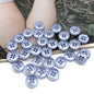 11.5mm Blue Round Four-Hole Shirt Buttons for Men and Women 100pcs