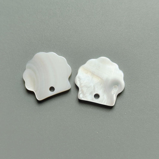 24L Tree Shaped Single Hole Natural Shell Shirt Buttons 30pcs