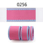 10/25/38mm Candy-Colored Ribbed Ribbon 3 Size Set