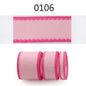 10/25/38mm Candy-Colored Ribbed Ribbon 3 Size Set