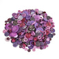 400-600 Piece Colorful Resin DIY Craft Button Set