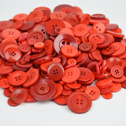 400-600 Piece Colorful Resin DIY Craft Button Set