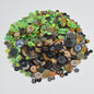 400-600 Piece Colorful Resin DIY Craft Button Set