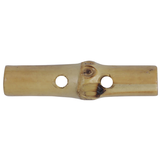 Pulsanti a Toggle Irregolari in Bamboo Ecologico Originale, Confezione da 10