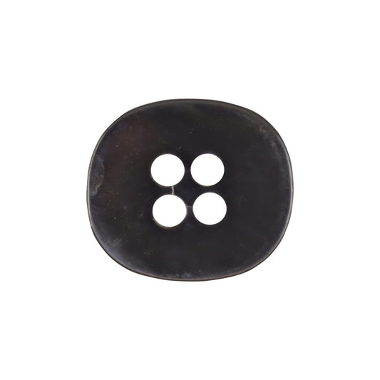 Irregular Square Natural Black Pearl Shell Buttons,10pcs