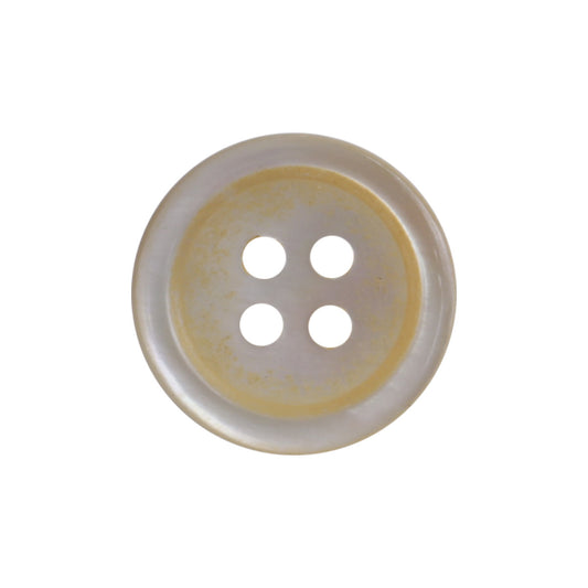 Genuine Irregular Light Beige Shell Buttons 10pcs