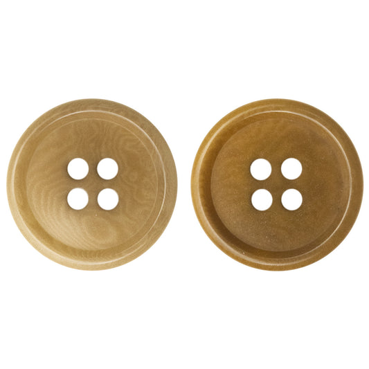 Boutons de fruits écologiques et durables 15MM/20MM Khaki 10pcs