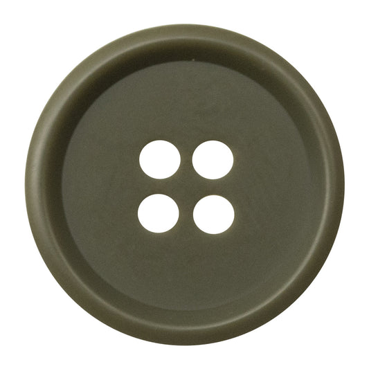 Round 4 Hole Matte Army Green Military Resin Buttons,20pcs