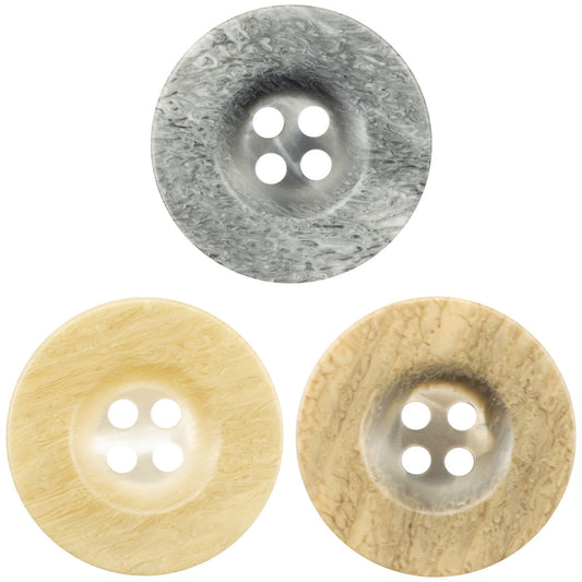 Imitation Marble Pattern Garment Resin Buttons,20pcs