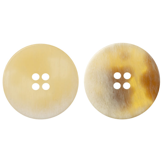 15-30mm Gradient Imitation Amber Pattern Resin Buttons 20pcs