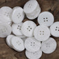 15mm - 30mm Resin Buttons Smoke Pattern White Coffee Black 30pcs