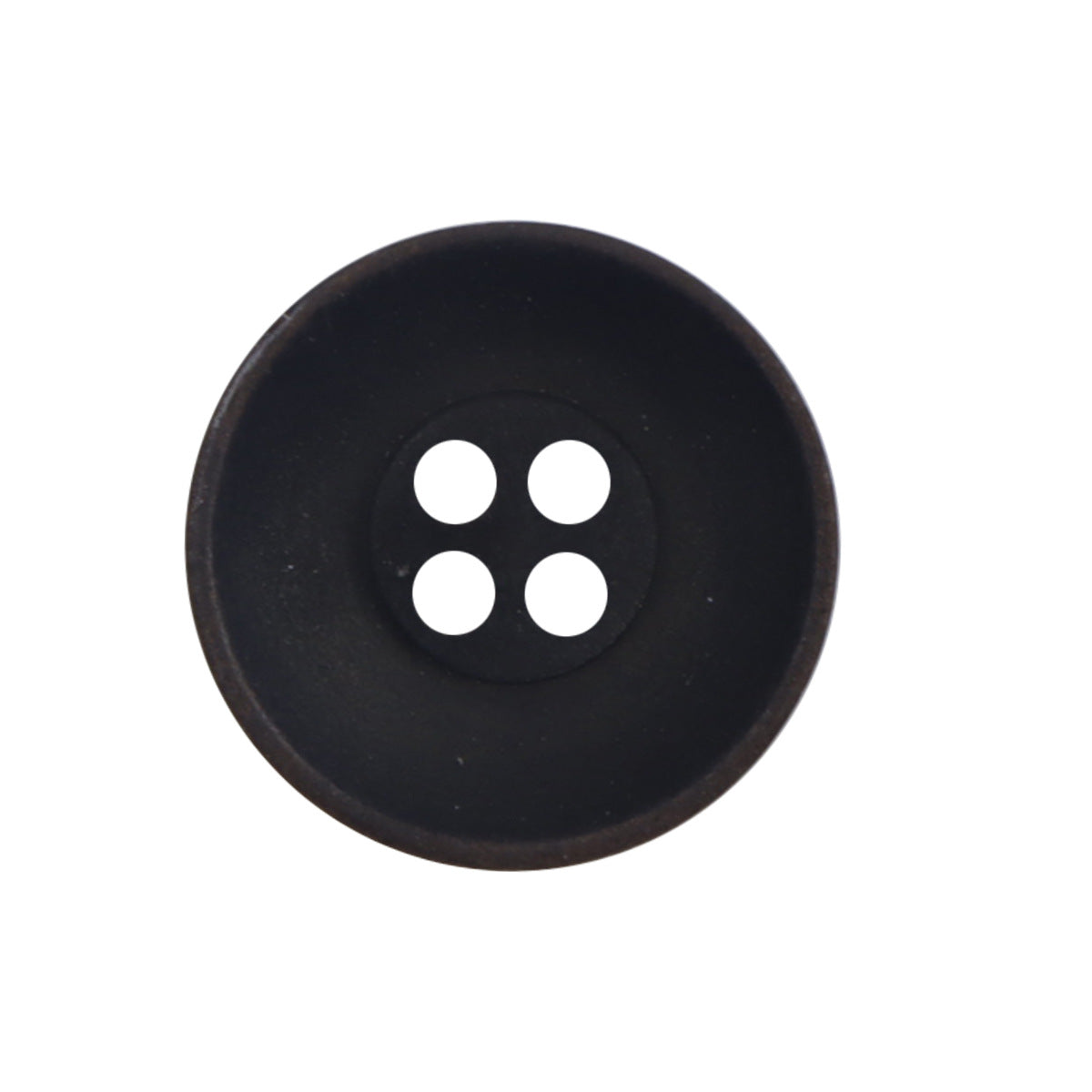 Vintage Round Matte Black Tagua Nut Buttons,10pcs