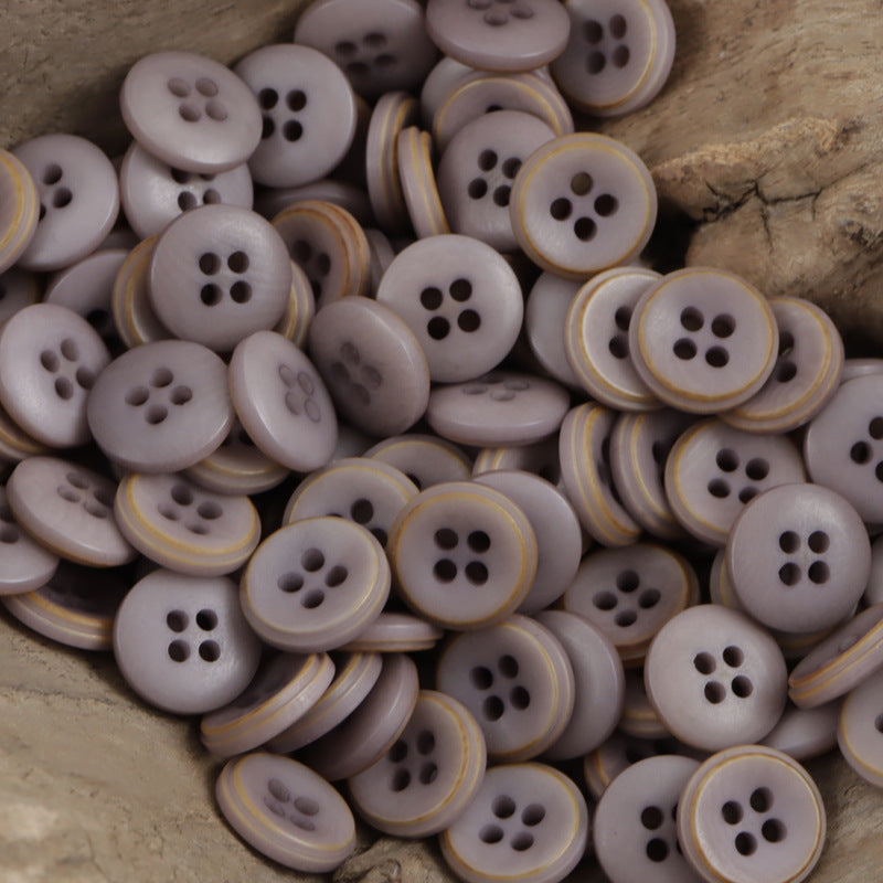 11.5mm Burnt Fruit Buttons for DIY Bracelet Decoration 40 Pack