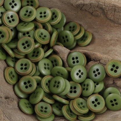 11,5 mm Bottoni di Frutta Bruciata per Decorazione di Braccialetti Fai-da-Te 40 Pezzi