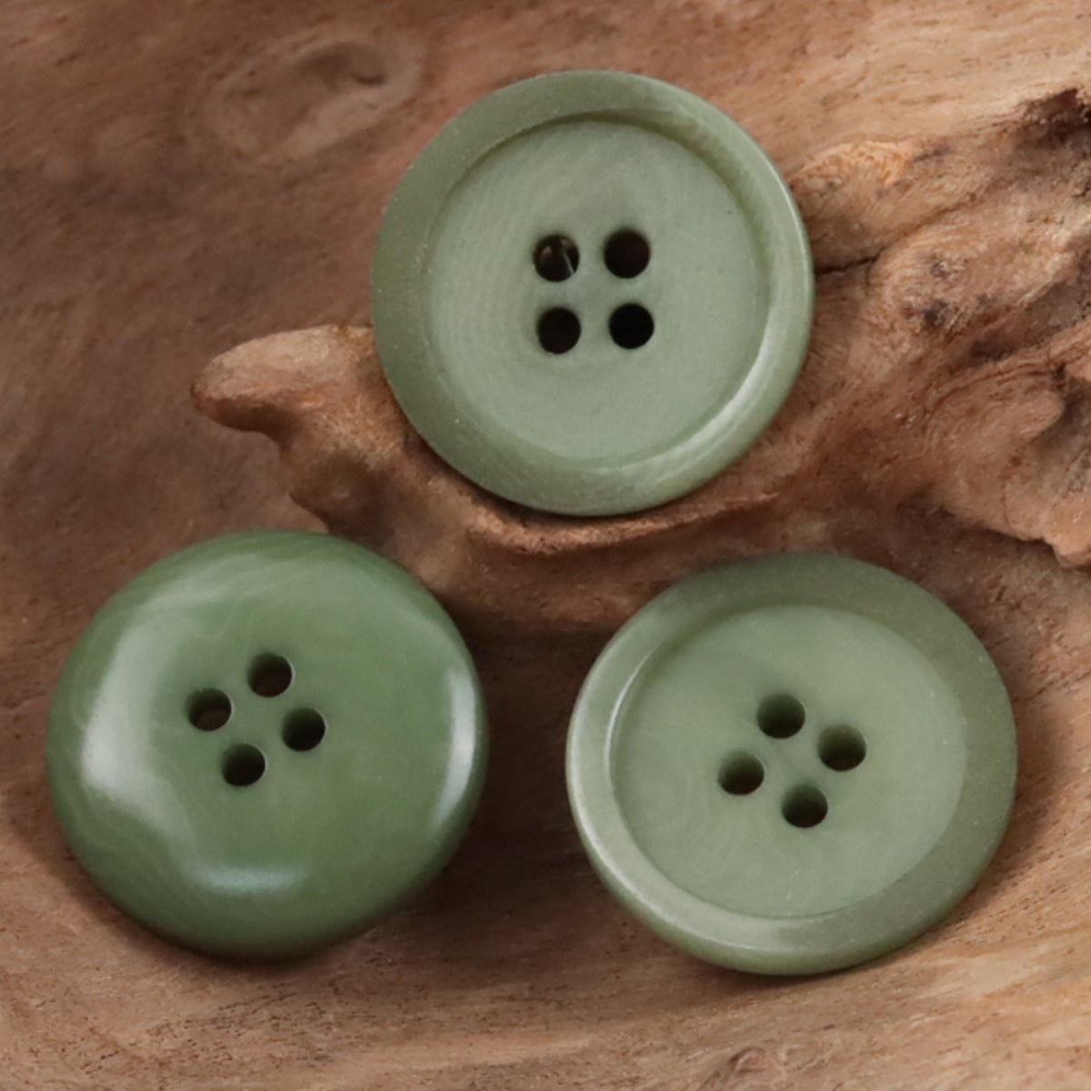 Green Natural Tagut Nut Buttons for Men's Formal Suits 10pcs