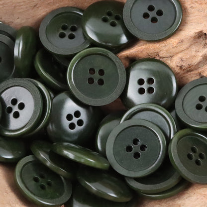 Green Natural Tagut Nut Buttons for Men's Formal Suits 10pcs