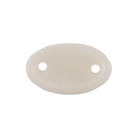 Long Oval Two-Hole Beige Natural Tagut Nut Buttons for Knitwear 10pcs