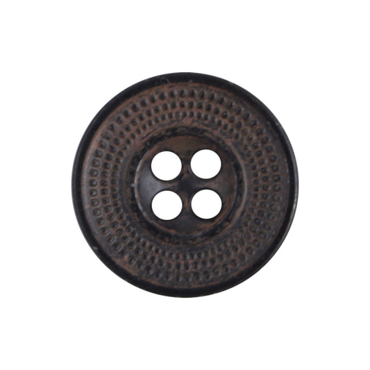 Rusty Metal Buttons for Vintage Style Leather Jackets 10PCS