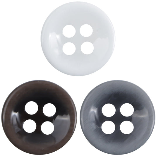 Round 4 Hole Gradient Imitation Shell Resin Buttons,90 Pack